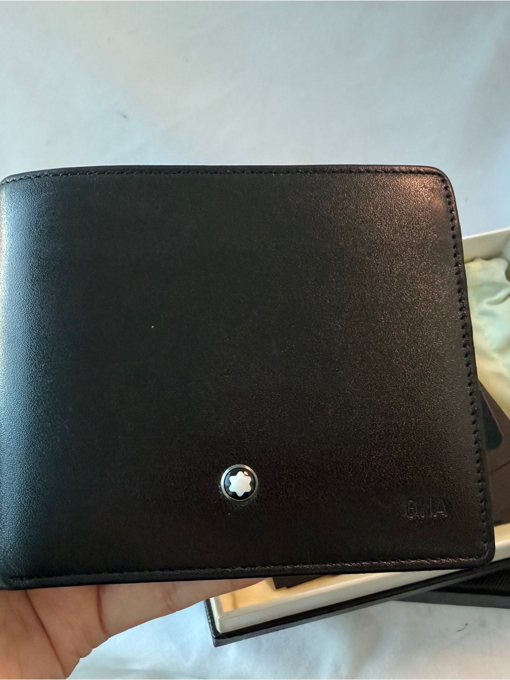 Montblanc Black Leather MEISTERSTÜCK WALLET 12CC